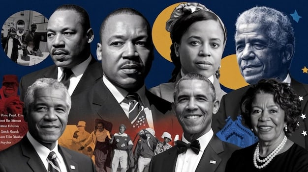 A collage of images showcasing diverse political rallies, small business owners from different ethnic backgrounds, and inclusive advertising campaigns.