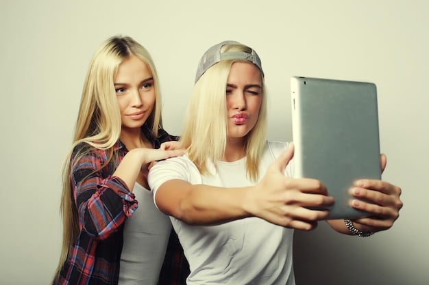 A split screen showcasing two contrasting images: on one side, a group of teenagers using smartphones and tablets, and on the other, a vintage image of people using landline phones and writing letters. This visually represents the shift in communication methods and its impact on language.