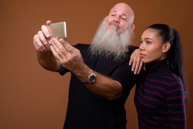 A split-screen image showing a Baby Boomer struggling with a smartphone on one side, and a Gen Z individual effortlessly navigating social media on the other. The image should highlight the technological divide between generations.