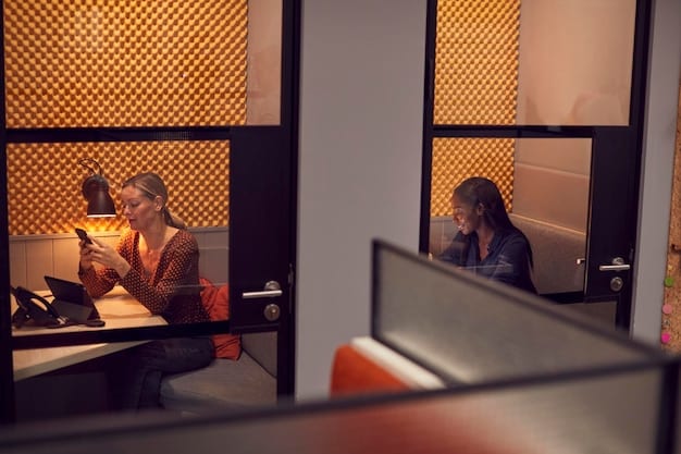 A split image showing a traditional office versus a co-working space filled with diverse freelancers, illustrating the contrast between traditional employment and the gig economy.