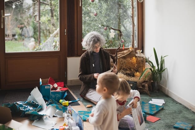 A heartwarming scene depicting a multigenerational family gathering. A Baby Boomer grandmother is teaching her Millennial daughter and Gen Z granddaughter how to bake cookies in a modern kitchen. The image captures the passing down of traditions and skills, highlighting the evolving relationships and shared experiences across generations.