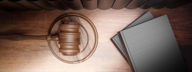 A gavel resting on a stack of legal documents, symbolizing policy advocacy and legal reform efforts aimed at achieving racial justice. The image should convey seriousness and the importance of systemic change.