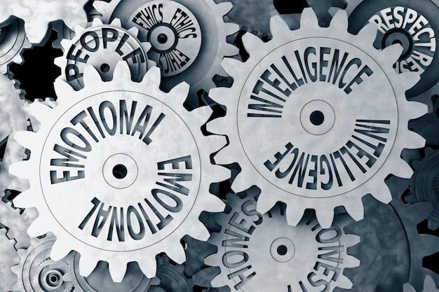 Three interconnected gears with faces engraved on them, representing the integration of AI with human interaction and highlighting the importance of ethical considerations.