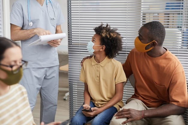 A community health worker providing information about healthcare services to residents in a predominantly minority neighborhood. Focus on trust-building and culturally competent care.