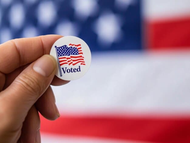 A close-up shot of a ballot box with an 
