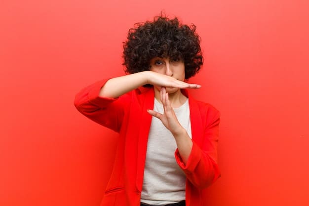 A person holding their hand over their mouth, symbolizing the concern for privacy when sharing any genetic information. The background has a DNA strand fading away, representing the potential dangers of sharing private genetic data.